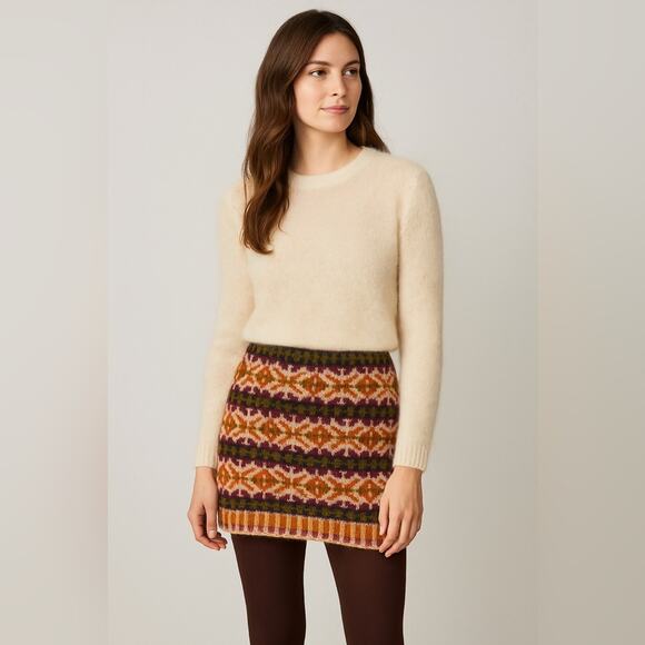 Jack & Mary Designs Bun Warmer Skirt | Memory Mittens Line | Wool Fair Isle | M - Picture 2 of 7